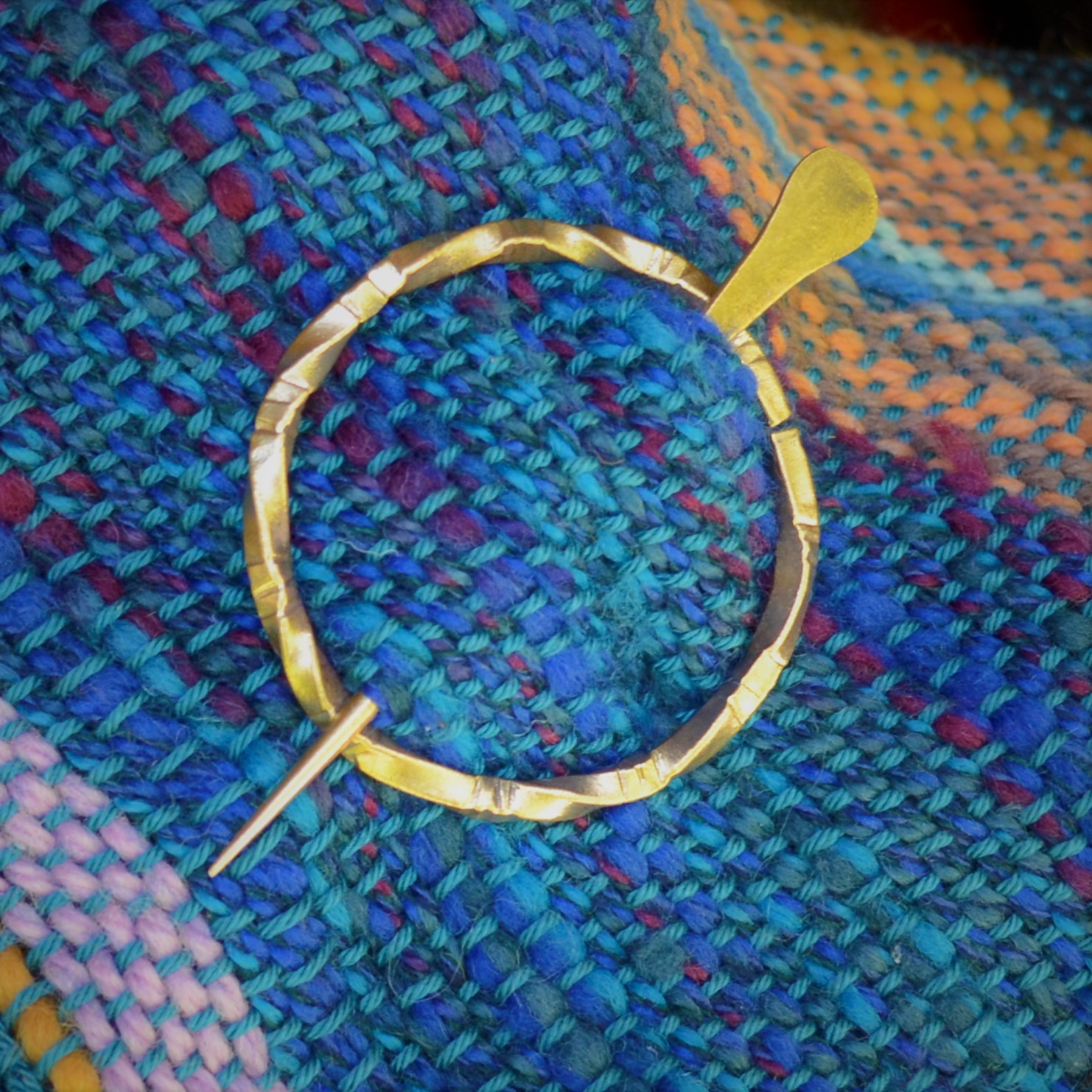 Cloak Pin (Fibula) – Medieval I – Brass